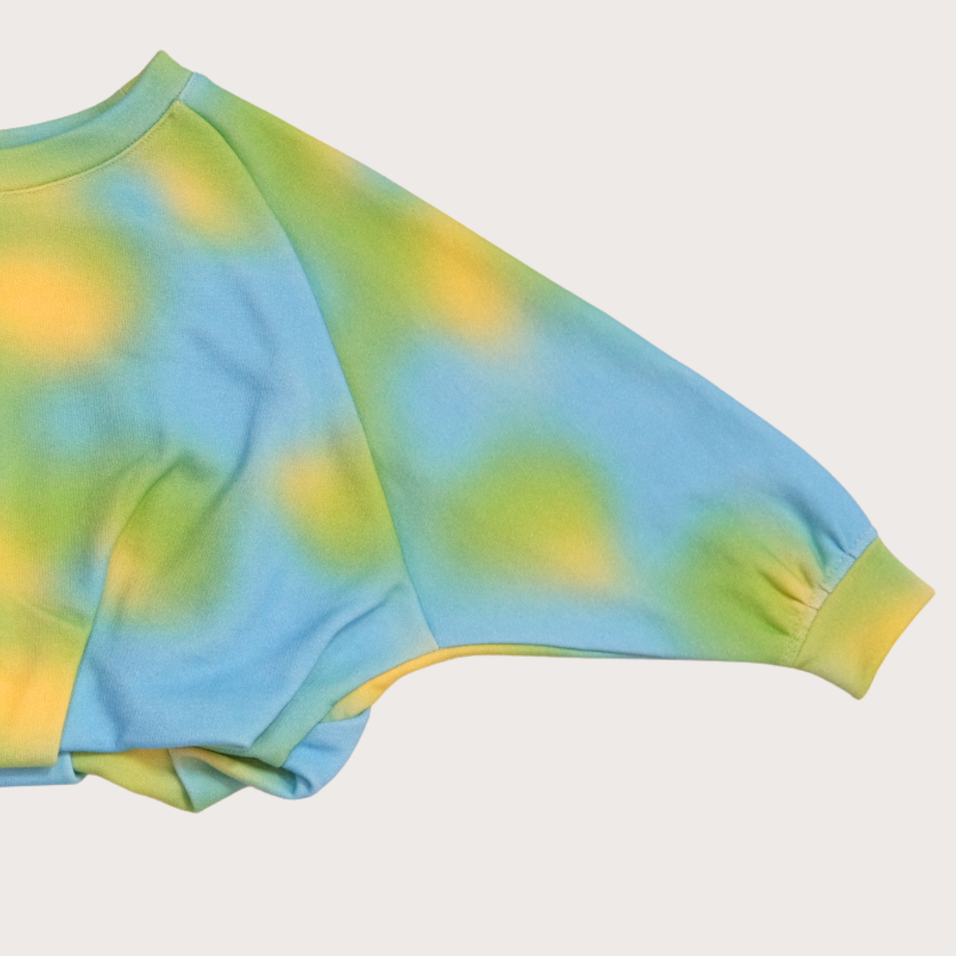 Pebble Bubble Cotton Tie Dye Sweatshirt